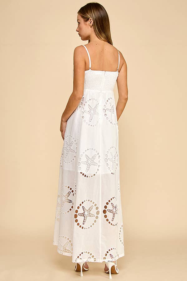 STARFISH  LASER LINEN DRESS
