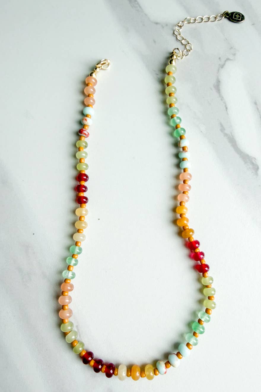 MAYAN SUNSET NECKLACE