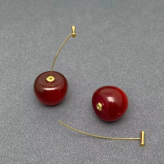 CHERRY DROP EARRINGS