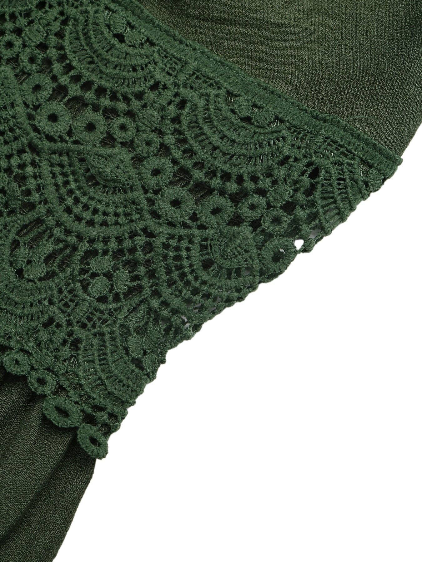 EVERGREEN LACE DRESS