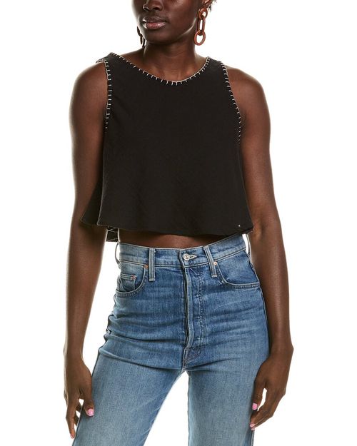 SHELLY'S ELASTIC HALTER TOP