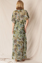 GREEN ENVY FLORAL DRESS
