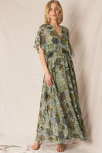 GREEN ENVY FLORAL DRESS