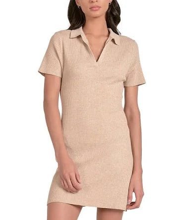 NATALIE'S RIBBED TENNIS MINI DRESS