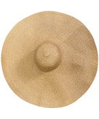 OVERSIZED BRIM FLOPPY STRAW HAT