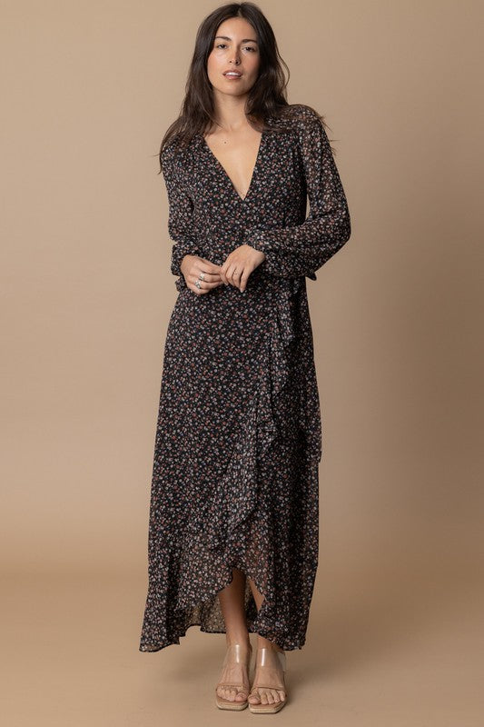 GARDEN PARTY WRAP DRESS