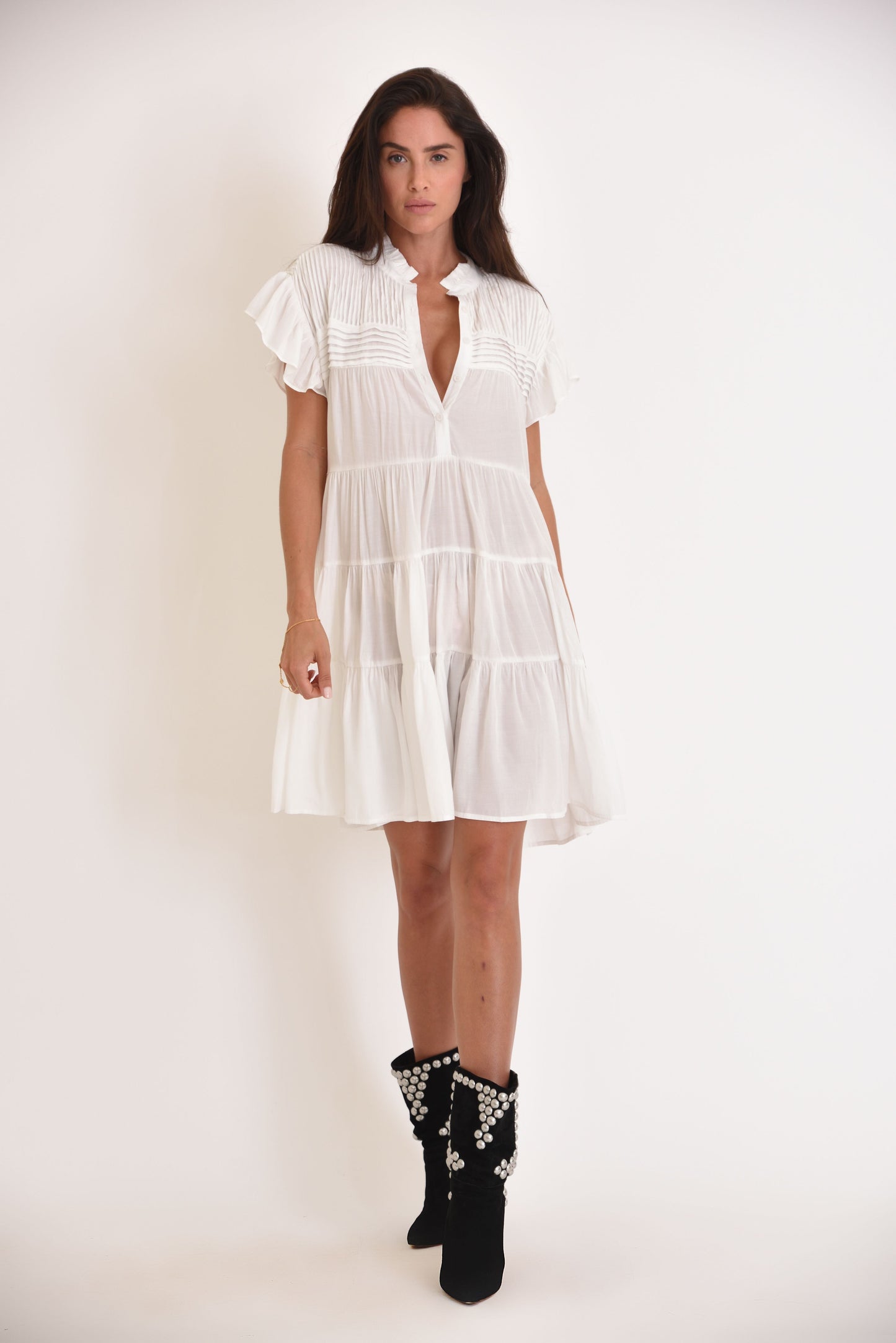 VERA PLEATS DRESS